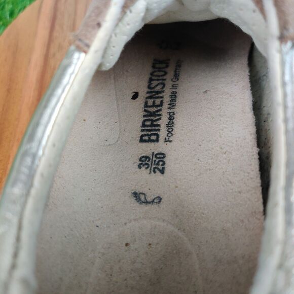 Birkenstock Women's Athletic Shoes in Taupe and Silver. Never worn by me. - Picture 10 of 11